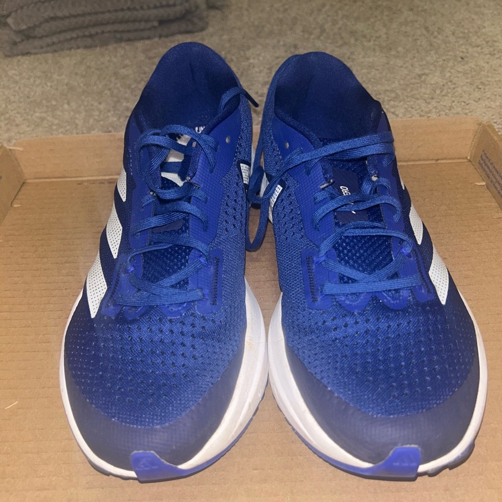 Adizero Women’s Navy and White Athletic Shoes